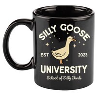 Silly Goose University School Of Silly Birds Sweatshirt 11oz C Handle Ceramic Mug