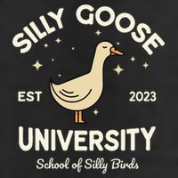 Silly Goose University School Of Silly Birds Sweatshirt 25L Jumbo Tote