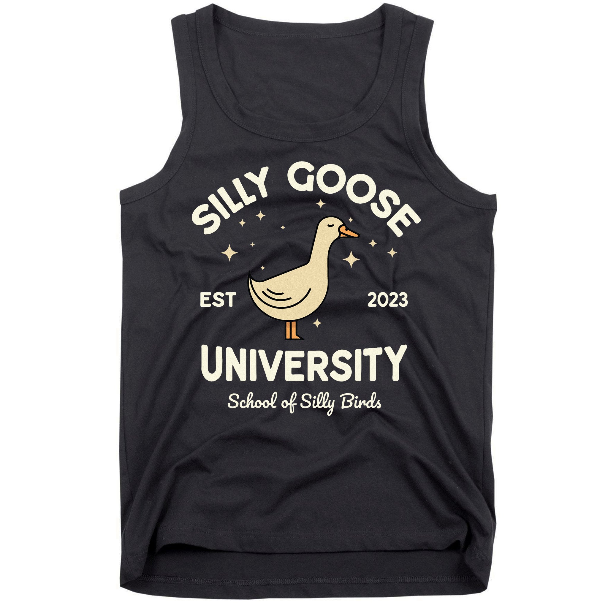 Silly Goose University School Of Silly Birds Sweatshirt Tank Top