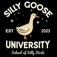 Silly Goose University School Of Silly Birds Sweatshirt Zip Tote Bag