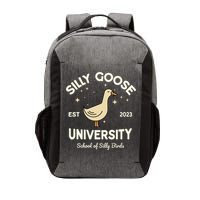 Silly Goose University School Of Silly Birds Sweatshirt Vector Backpack