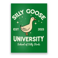 Silly Goose University School Of Silly Birds Sweatshirt Poster
