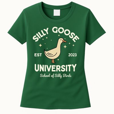 Silly Goose University School Of Silly Birds Sweatshirt Womens T-Shirt