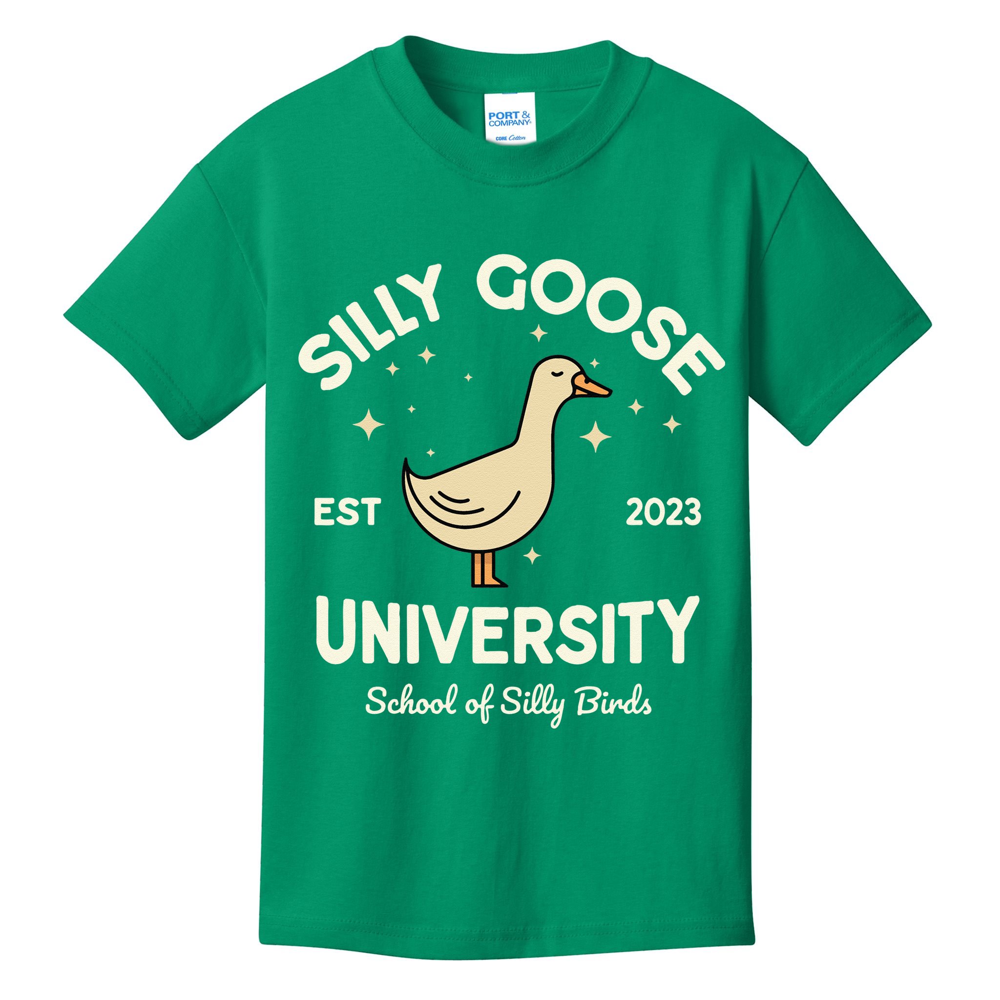 Silly Goose University School Of Silly Birds Sweatshirt Kids T-Shirt