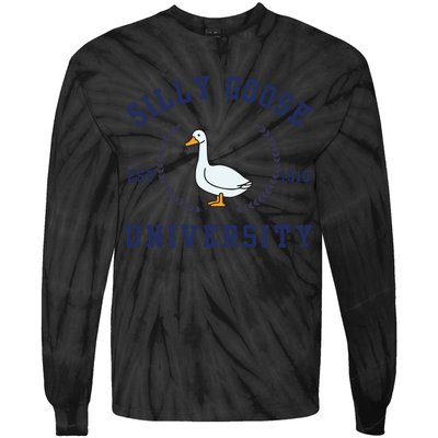 Silly Goose University Tie-Dye Long Sleeve Shirt