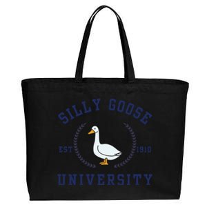 Silly Goose University Cotton Canvas Jumbo Tote