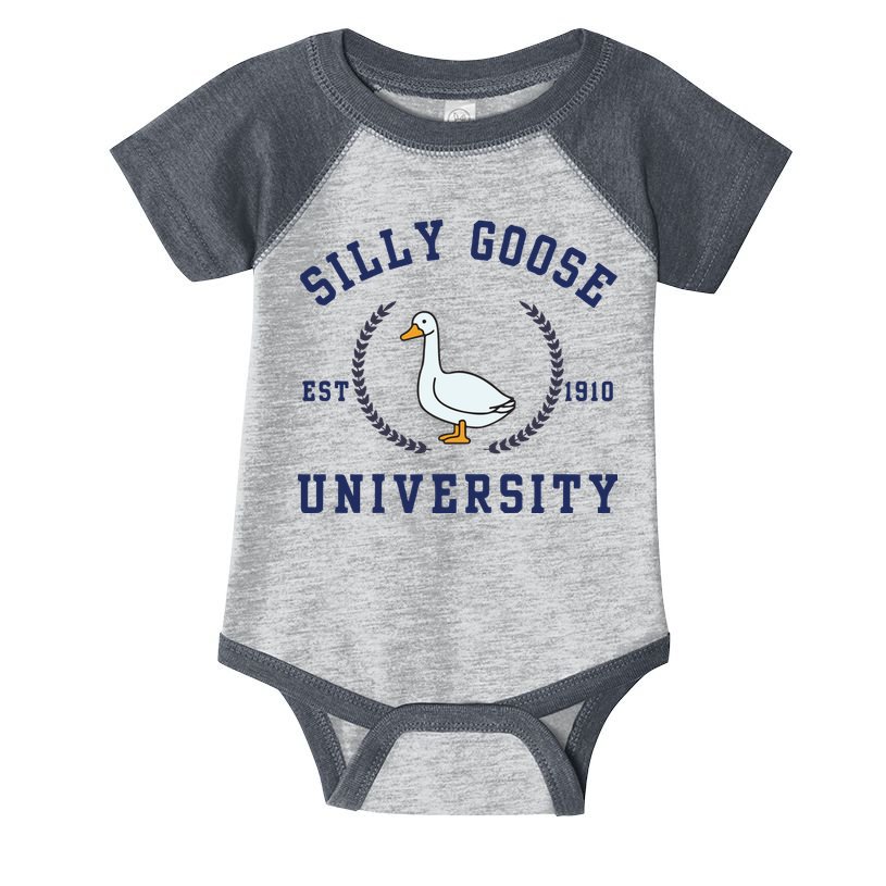 Silly Goose University Infant Baby Jersey Bodysuit