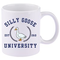 Silly Goose University 11oz C Handle Ceramic Mug