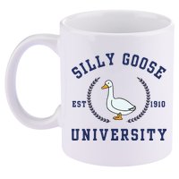 Silly Goose University 11oz C Handle Ceramic Mug