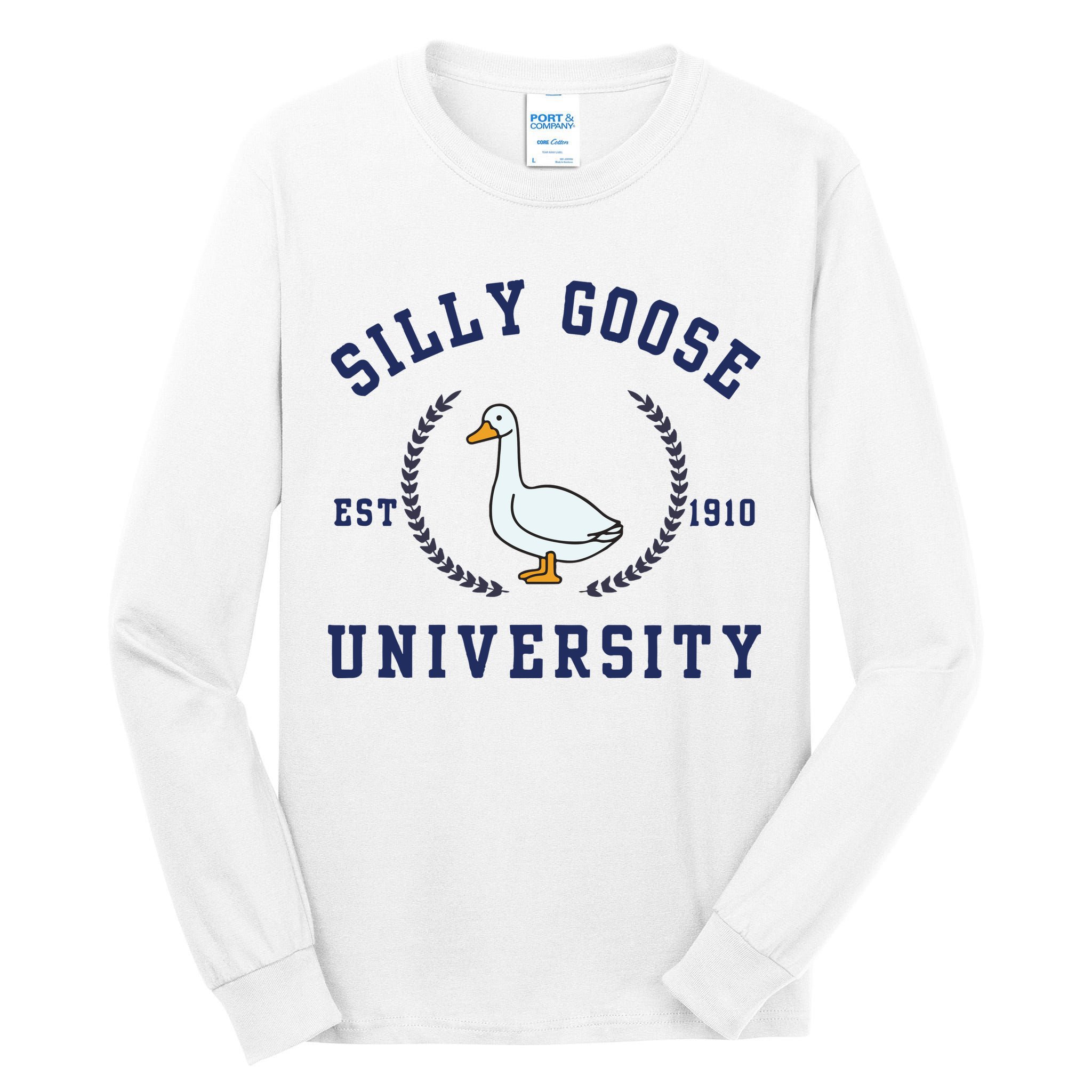 Silly Goose University Tall Long Sleeve T-Shirt