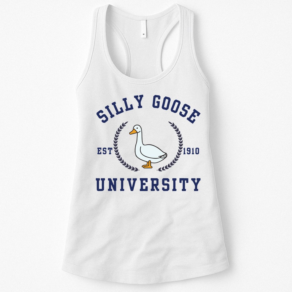Silly Goose University Womens Tank Top