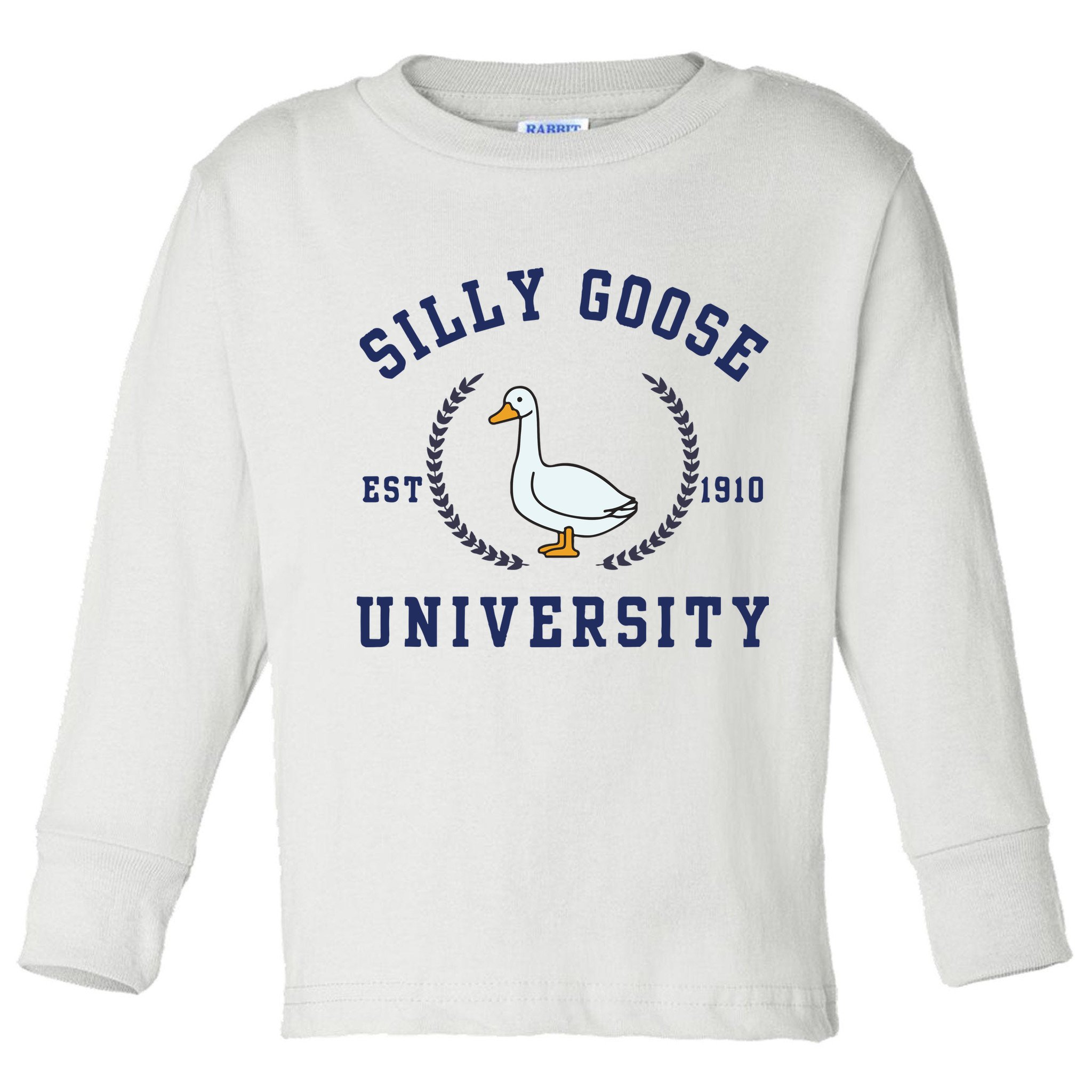 Silly Goose University Toddler Long Sleeve Shirt