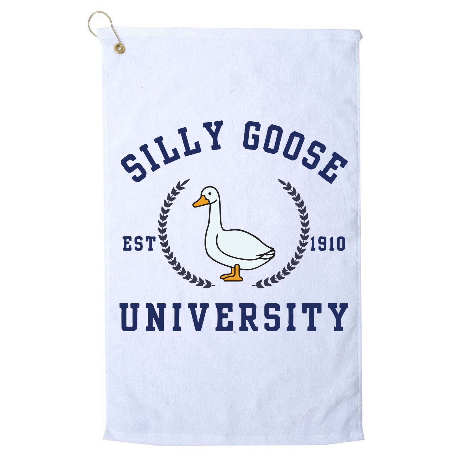 Silly Goose University Golf Towel