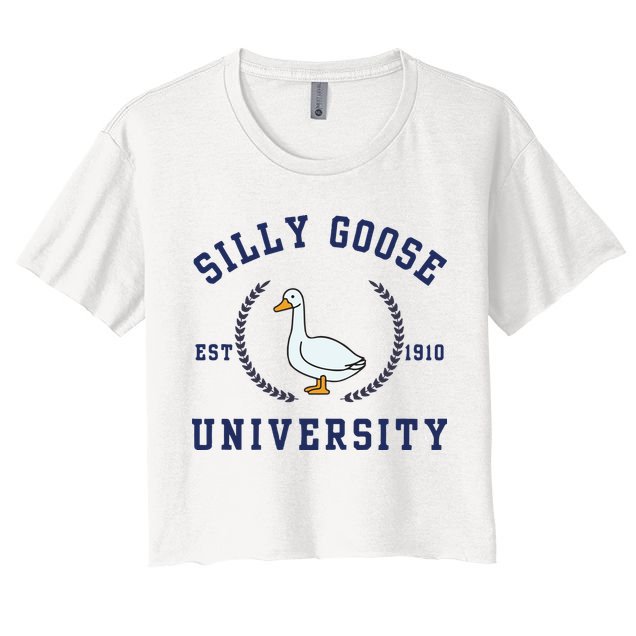 Silly Goose University Crop Top