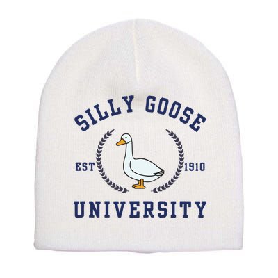 Silly Goose University Short Acrylic Beanie
