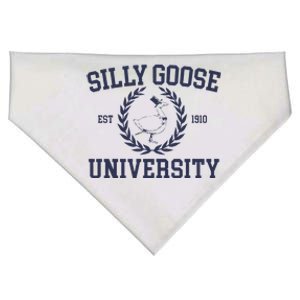 Silly Goose University Funny Silly Goose Meme Bird Lover USA-Made Doggie Bandana