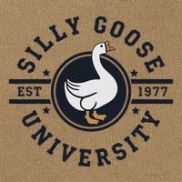 Silly Goose U.N.I.V.E.R.S.I.T.Y Cotton Canvas Backpack