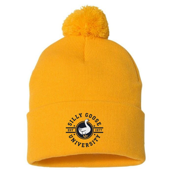 Silly Goose U.N.I.V.E.R.S.I.T.Y Pom Pom 12in Knit Beanie