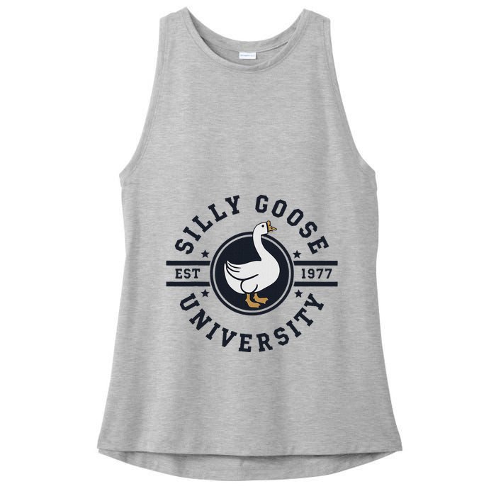 Silly Goose U.N.I.V.E.R.S.I.T.Y Ladies PosiCharge Tri-Blend Wicking Tank
