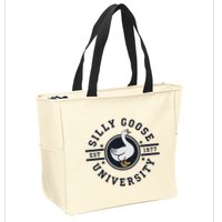 Silly Goose U.N.I.V.E.R.S.I.T.Y Zip Tote Bag