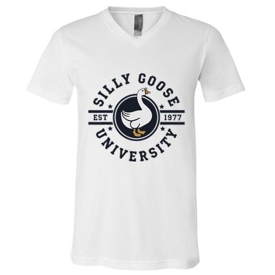 Silly Goose U.N.I.V.E.R.S.I.T.Y V-Neck T-Shirt