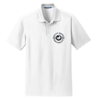 Silly Goose U.N.I.V.E.R.S.I.T.Y Dry Zone Grid Polo