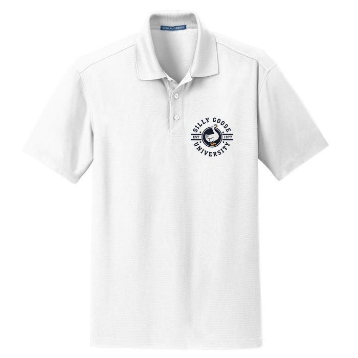Silly Goose U.N.I.V.E.R.S.I.T.Y Dry Zone Grid Polo