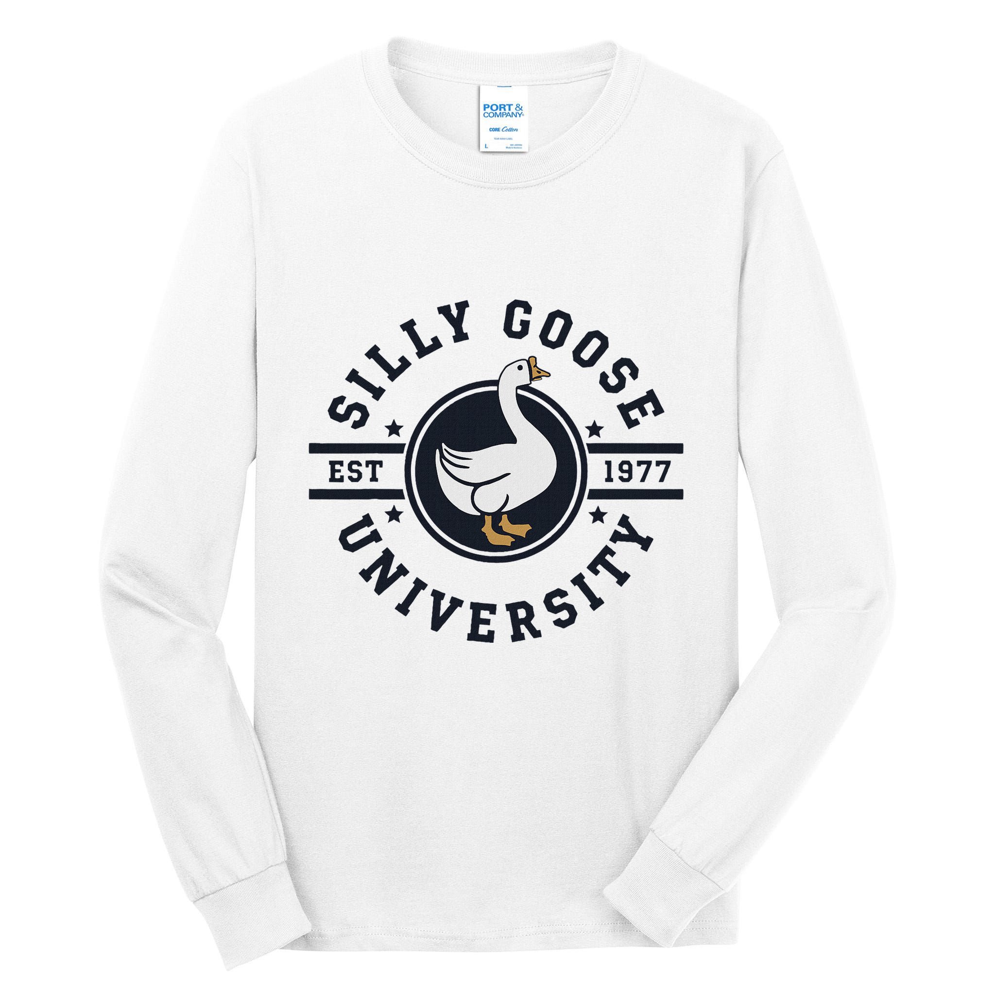 Silly Goose U.N.I.V.E.R.S.I.T.Y Tall Long Sleeve T-Shirt