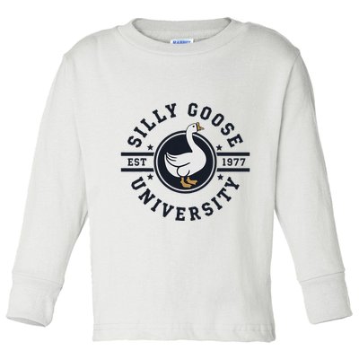 Silly Goose U.N.I.V.E.R.S.I.T.Y Toddler Long Sleeve Shirt