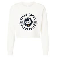 Silly Goose U.N.I.V.E.R.S.I.T.Y Cropped Pullover Crew