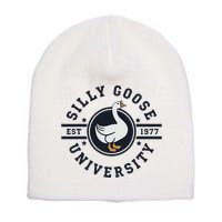 Silly Goose U.N.I.V.E.R.S.I.T.Y Short Acrylic Beanie