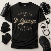 St. George Ut Utah Cooling Performance Crew T-Shirt
