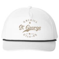 St. George Ut Utah Snapback Five-Panel Rope Hat