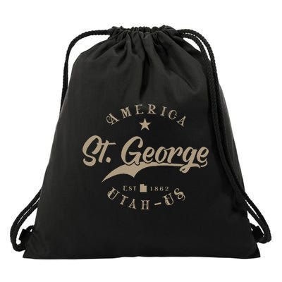 St. George Ut Utah Drawstring Bag
