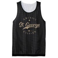 St. George Ut Utah Mesh Reversible Basketball Jersey Tank