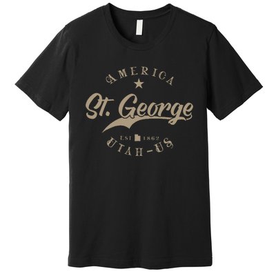 St. George Ut Utah Premium T-Shirt