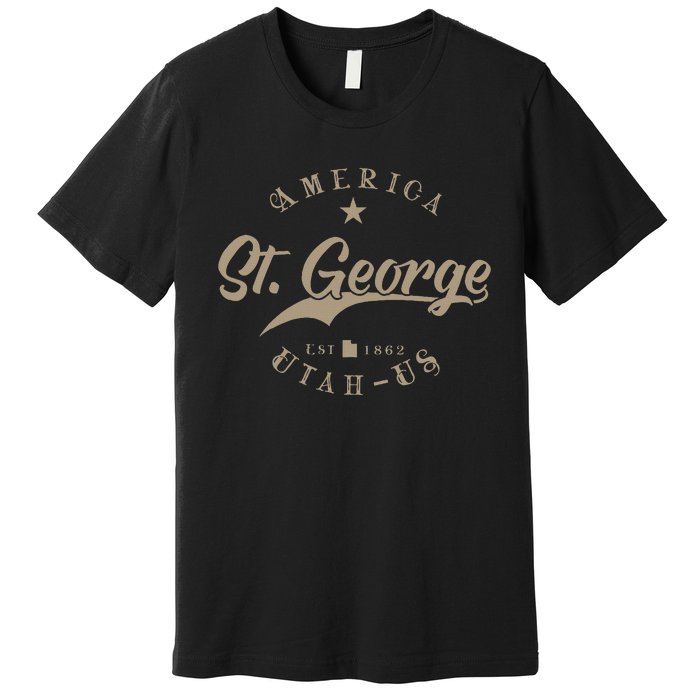 St. George Ut Utah Premium T-Shirt