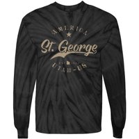 St. George Ut Utah Tie-Dye Long Sleeve Shirt