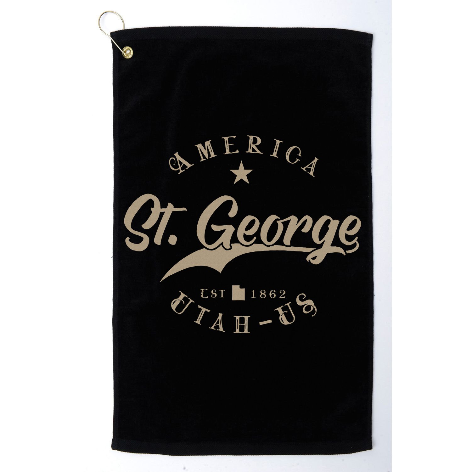 St. George Ut Utah Golf Towel