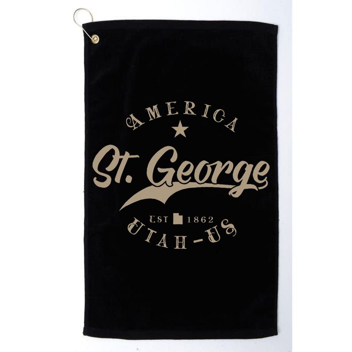 St. George Ut Utah Golf Towel
