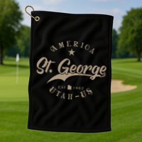 St. George Ut Utah Golf Towel