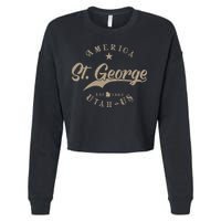 St. George Ut Utah Cropped Pullover Crew