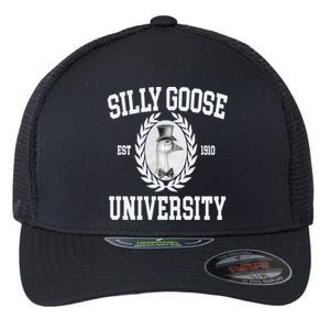 Silly Goose University Silly Goose Meme Costume Flexfit Unipanel Trucker Cap