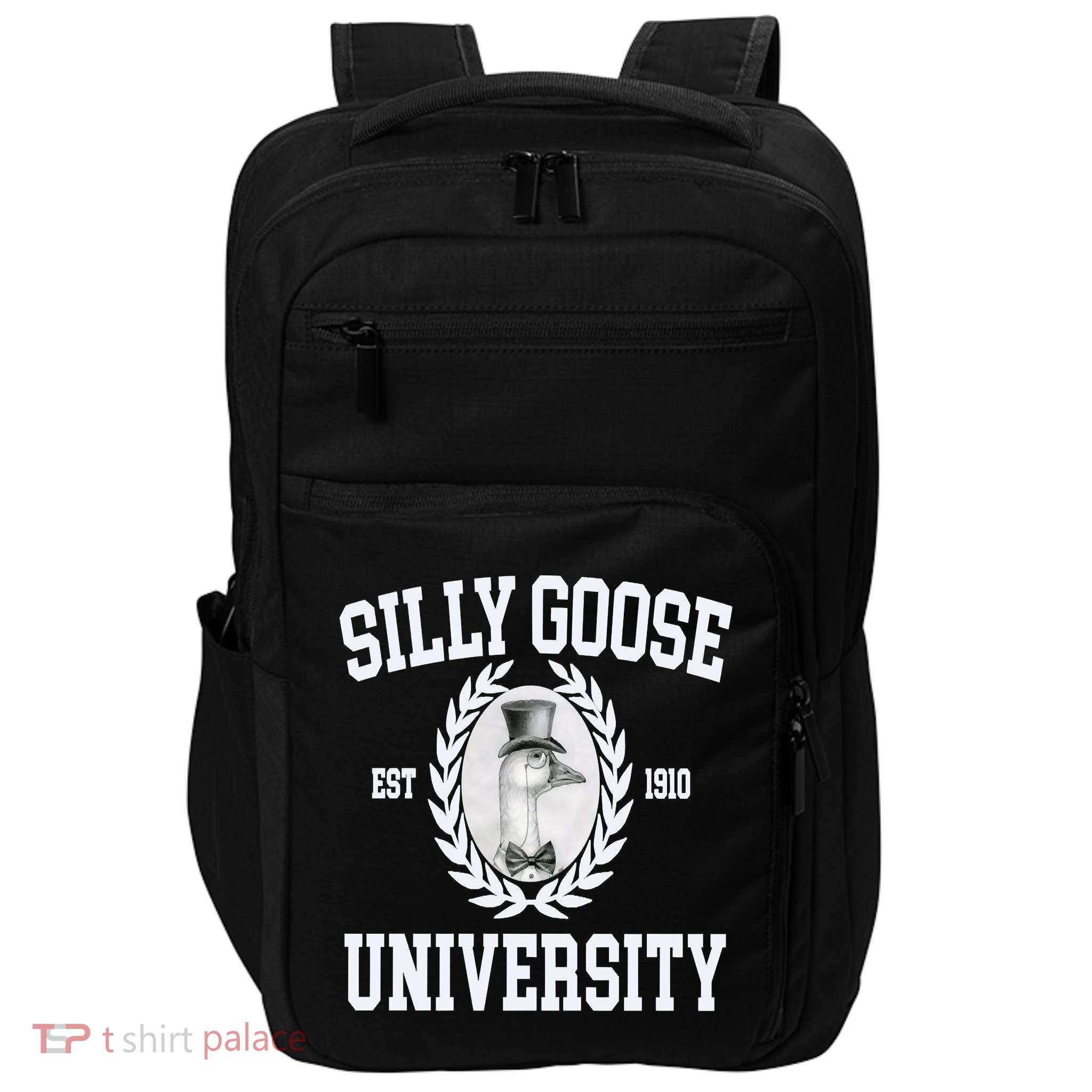 Silly Goose University Silly Goose Meme Costume Impact Tech Backpack