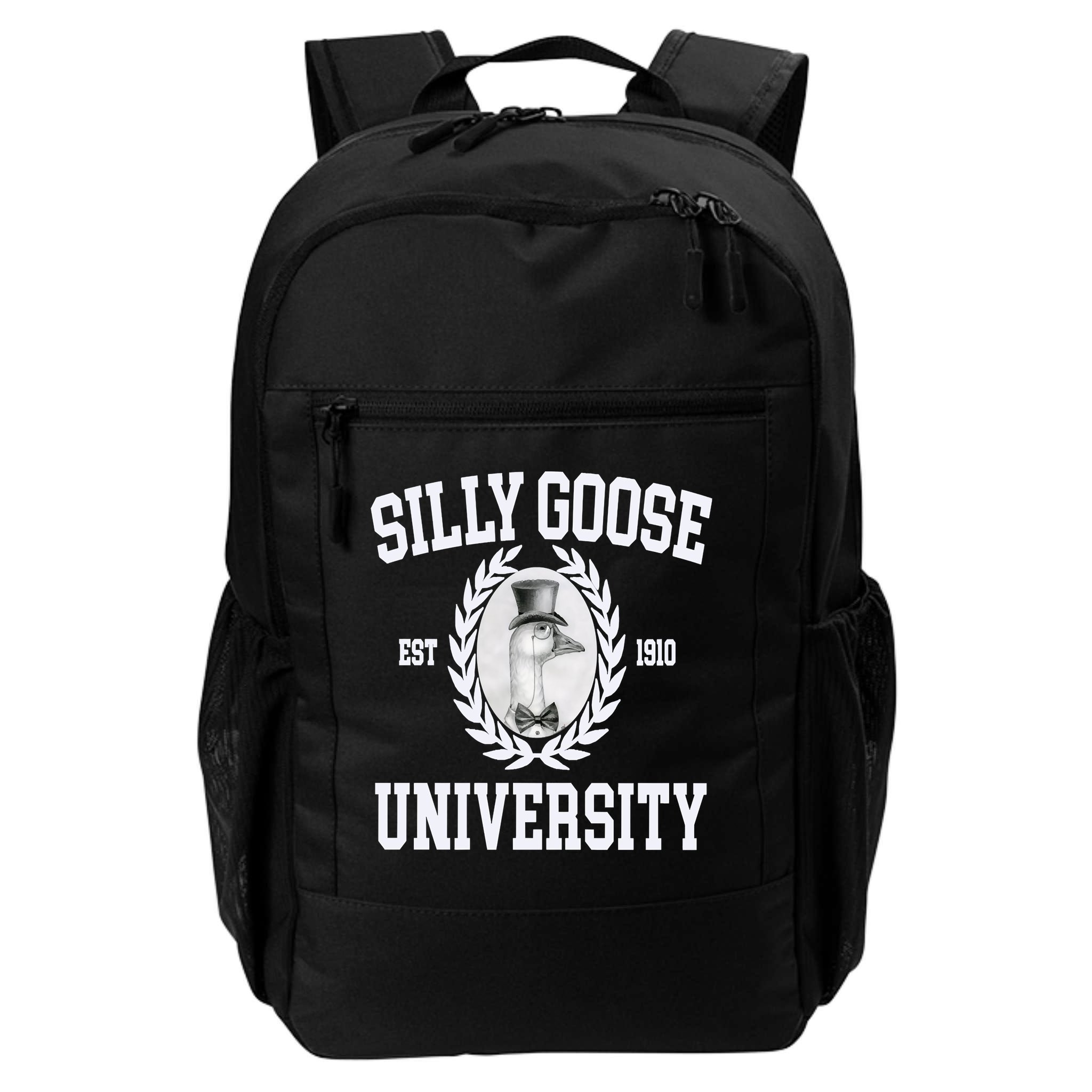 Silly Goose University Silly Goose Meme Costume Backpack
