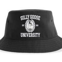 Silly Goose University Silly Goose Meme Costume Sustainable Bucket Hat