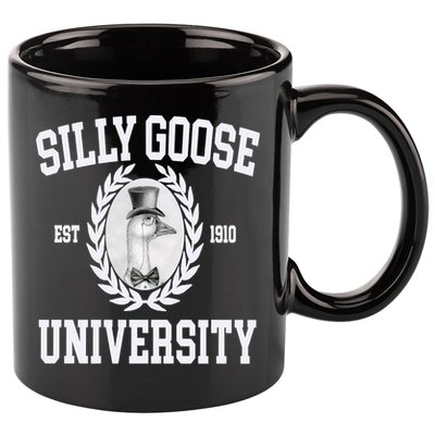 Silly Goose University Silly Goose Meme Costume 11oz C Handle Ceramic Mug