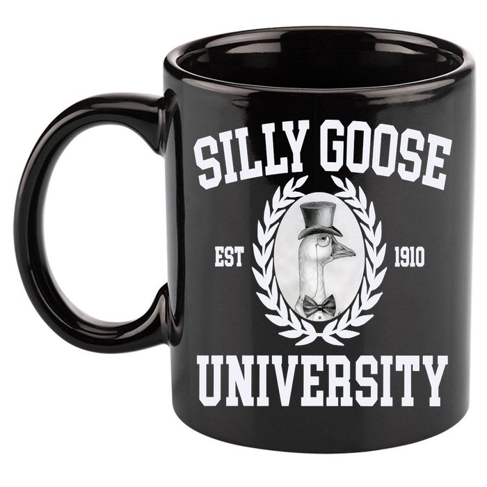 Silly Goose University Silly Goose Meme Costume 11oz C Handle Ceramic Mug