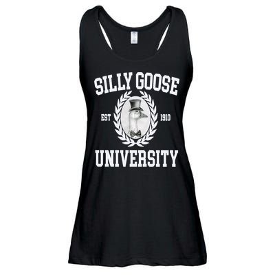 Silly Goose University Silly Goose Meme Costume Ladies Essential Flowy Tank
