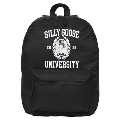 Silly Goose University Silly Goose Meme Costume 16 in Basic Backpack